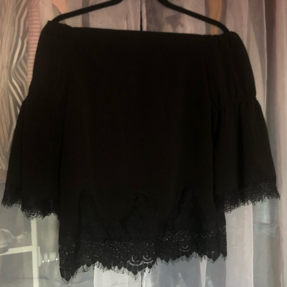 Lace Off Shoulder Top